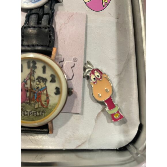 Fossil The Flintstones Fred and Dino limited edition watch Hanna Barbera w/ tin main image 7